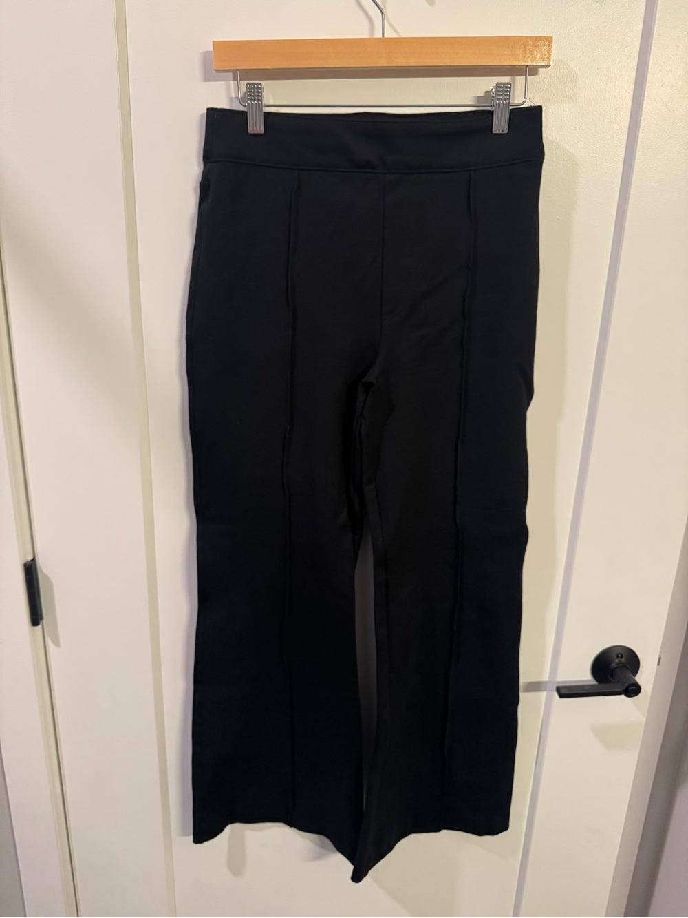 SPANX Black Wide-Leg Pants